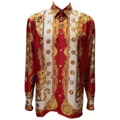 NEW VERSACE LUNAR NEW YEAR LIMITED EDITION SILK SHIRT 54 - 2XL as seen on Conor