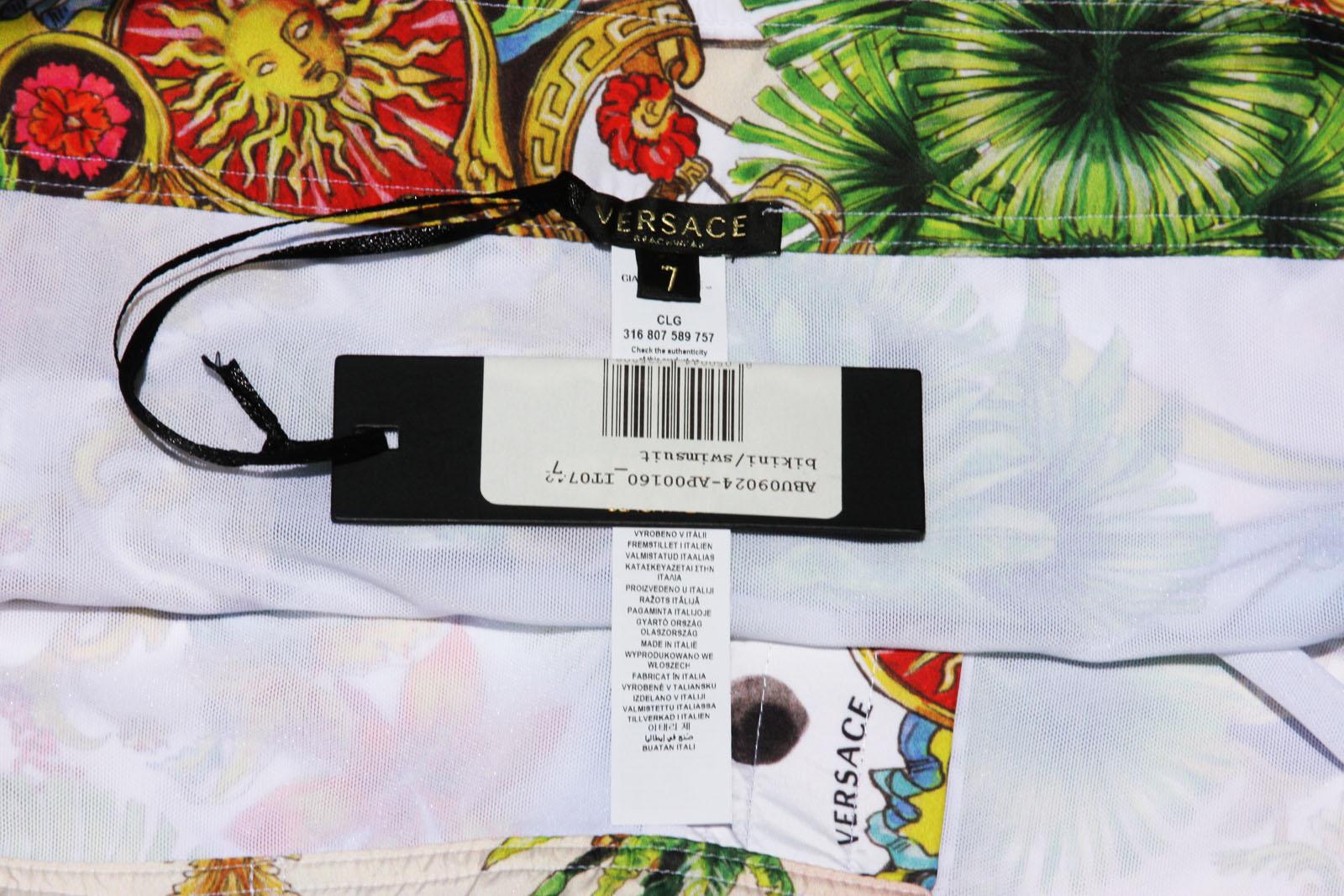 Nuevo Versace Hombre *Miami* Traje de baño Pantalones cortos de playa talla 7 - cintura 38