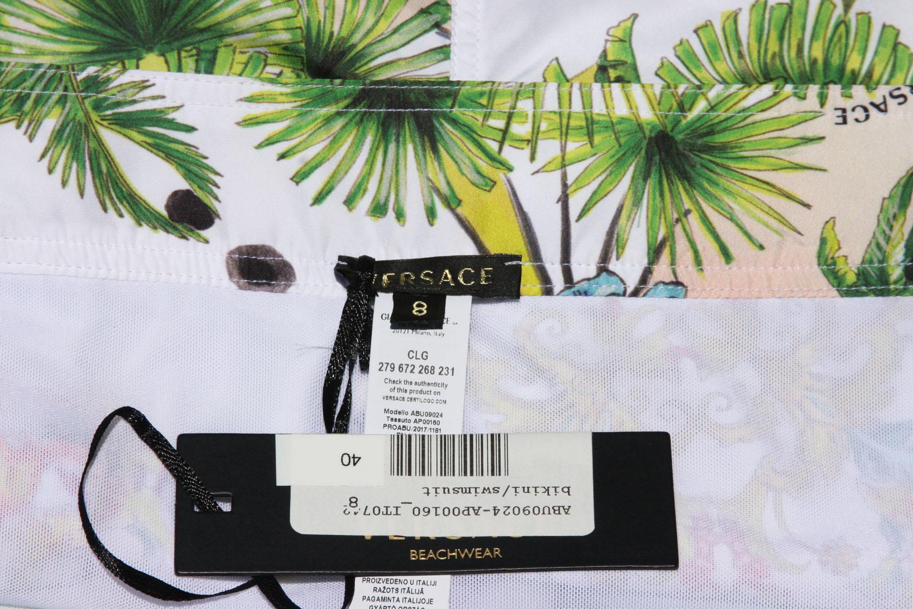 Nuevo Versace Hombre *Miami* Bañador Pantalones cortos de playa talla 8 - cintura 40 en Nuevo estado para la venta en Montgomery, TX