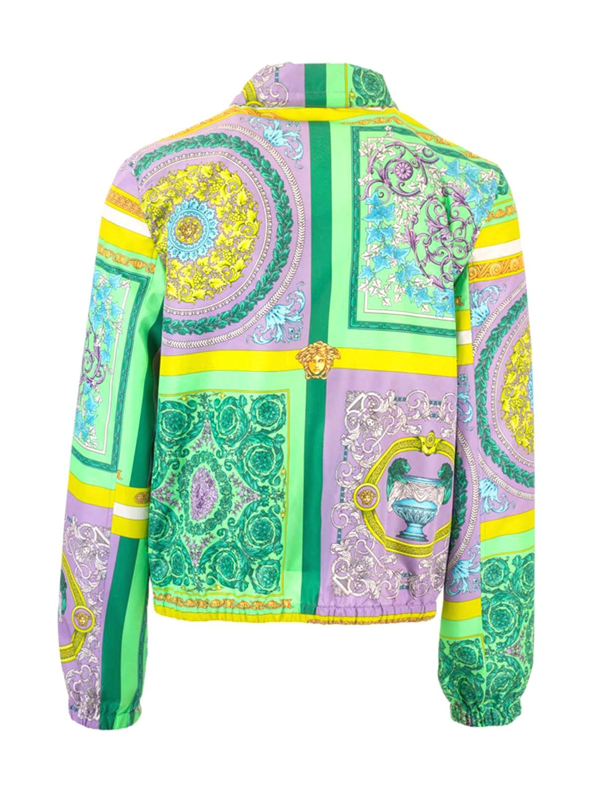NEW Versace Mosaic Baroque Jacket Men's IT52 XL Resort 2021 1