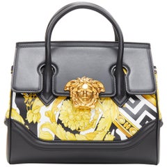 VERSACE Palazzo Empire Medusa Kleine AW19 Savage Barock Leder-Umhängetasche, VERSACE Palazzo Empire