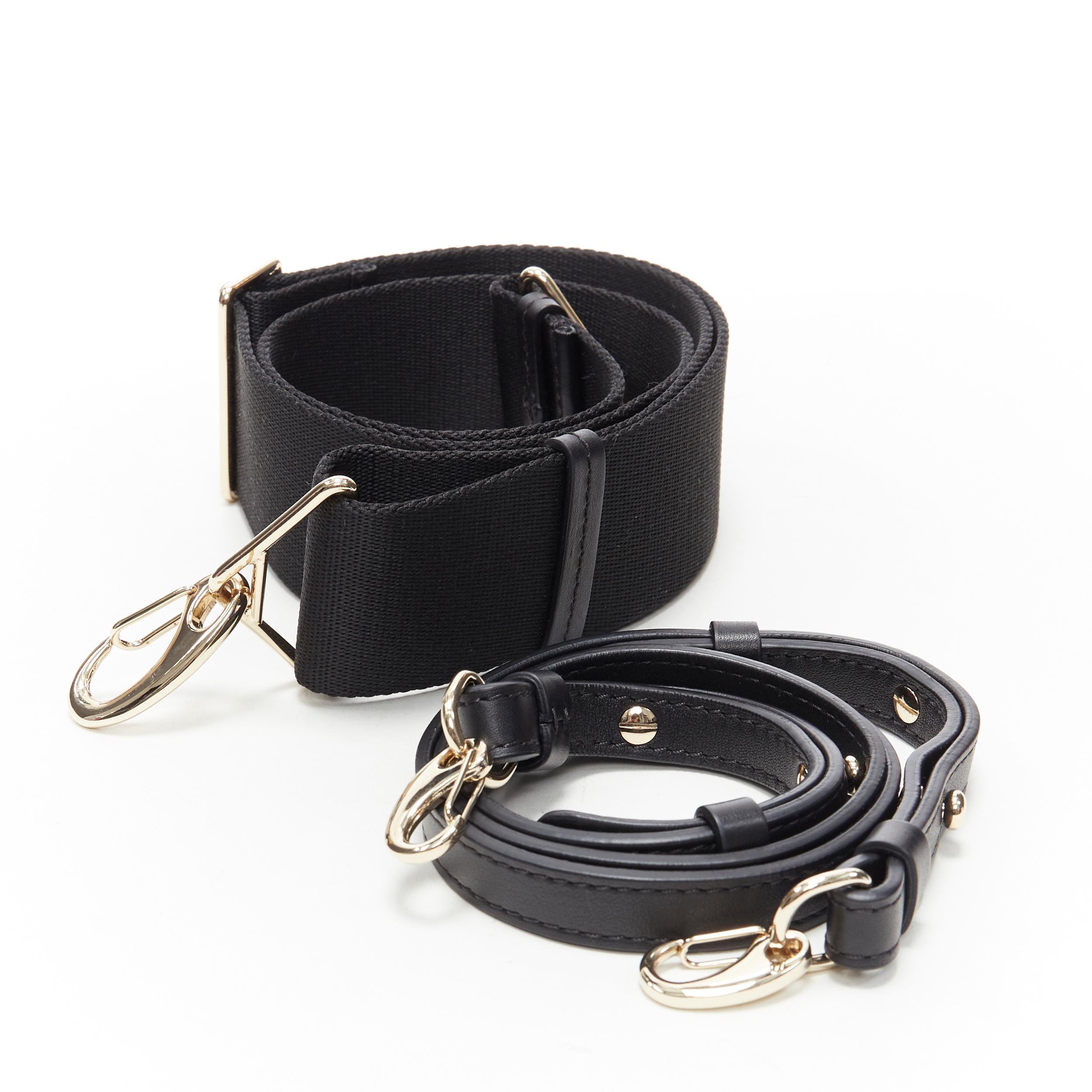 nuevo Bolso VERSACE Palazzo Empire Pequeño de piel negra dorada con cabeza de Medusa 6