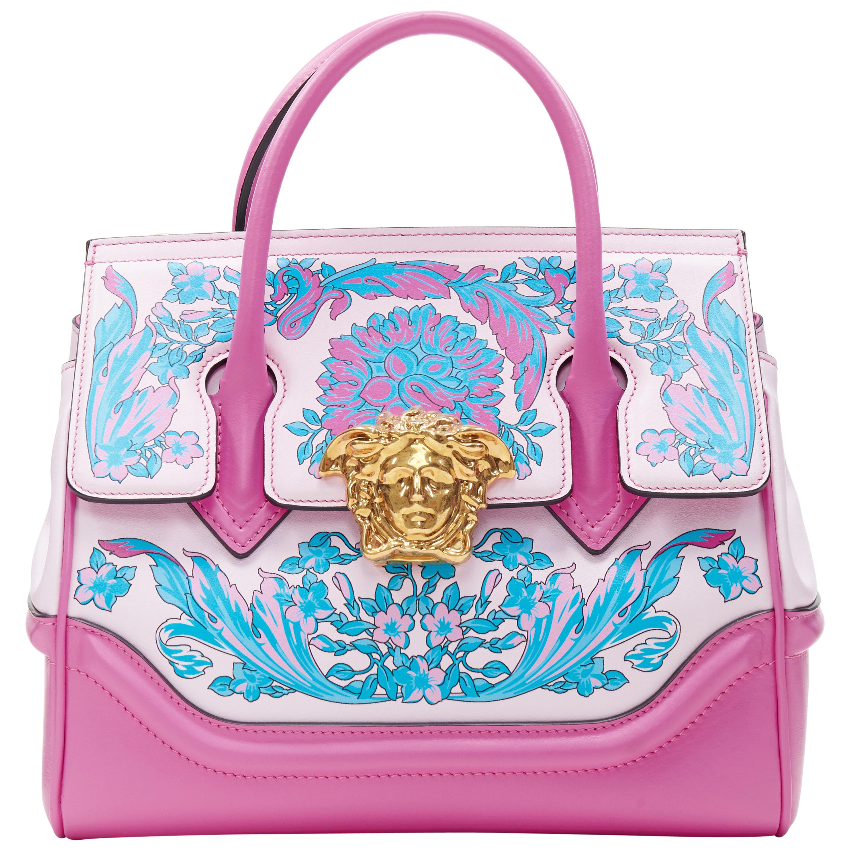 new VERSACE Palazzo Empire Small Technicolor Baroque gold Medusa satchel bag  at 1stDibs