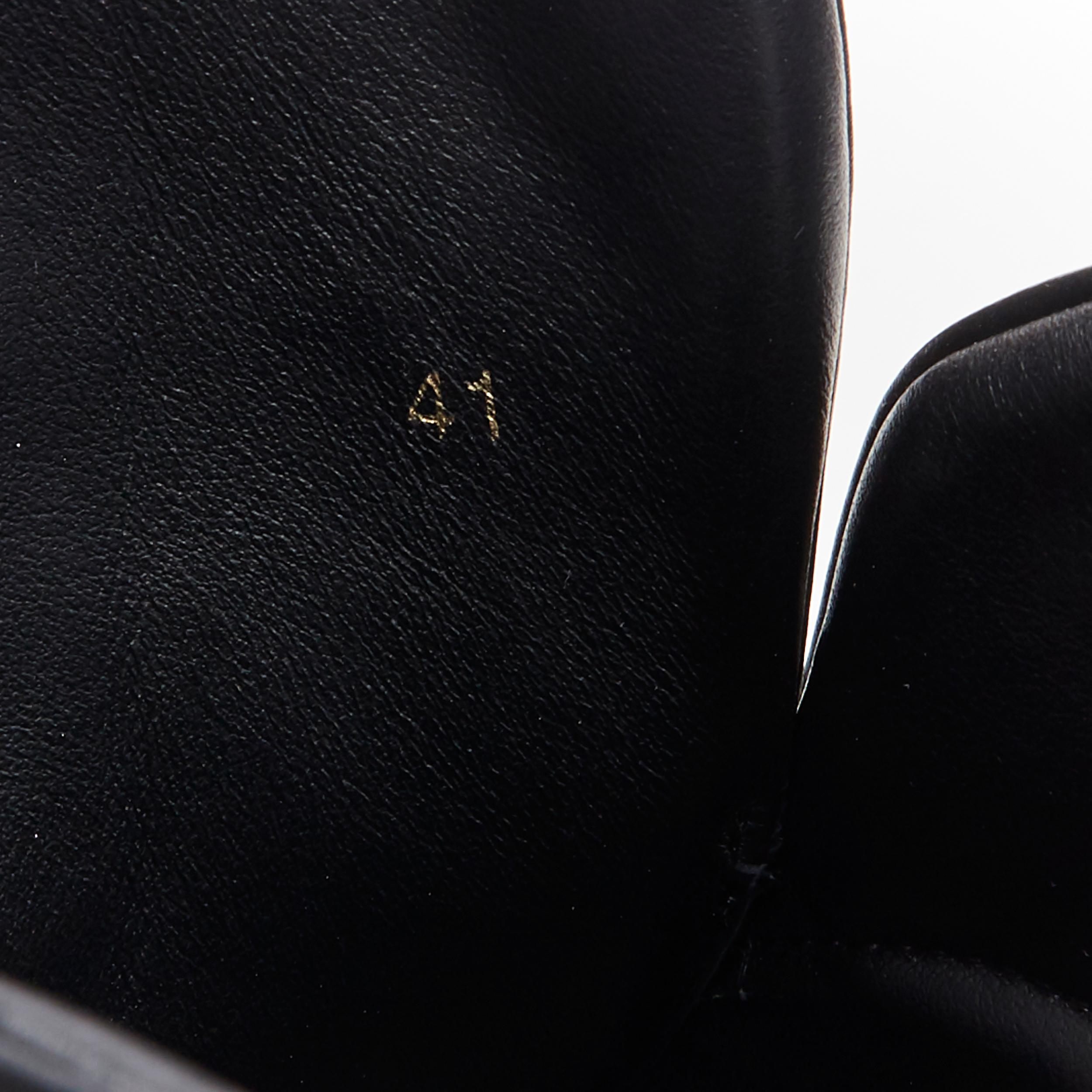 new VERSACE Palazzo gold Medusa black calfskin leather high top sneaker EU41 3