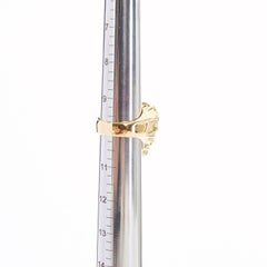 new VERSACE Palazzo Medusa snake head gold plated large statement rapper ring 10