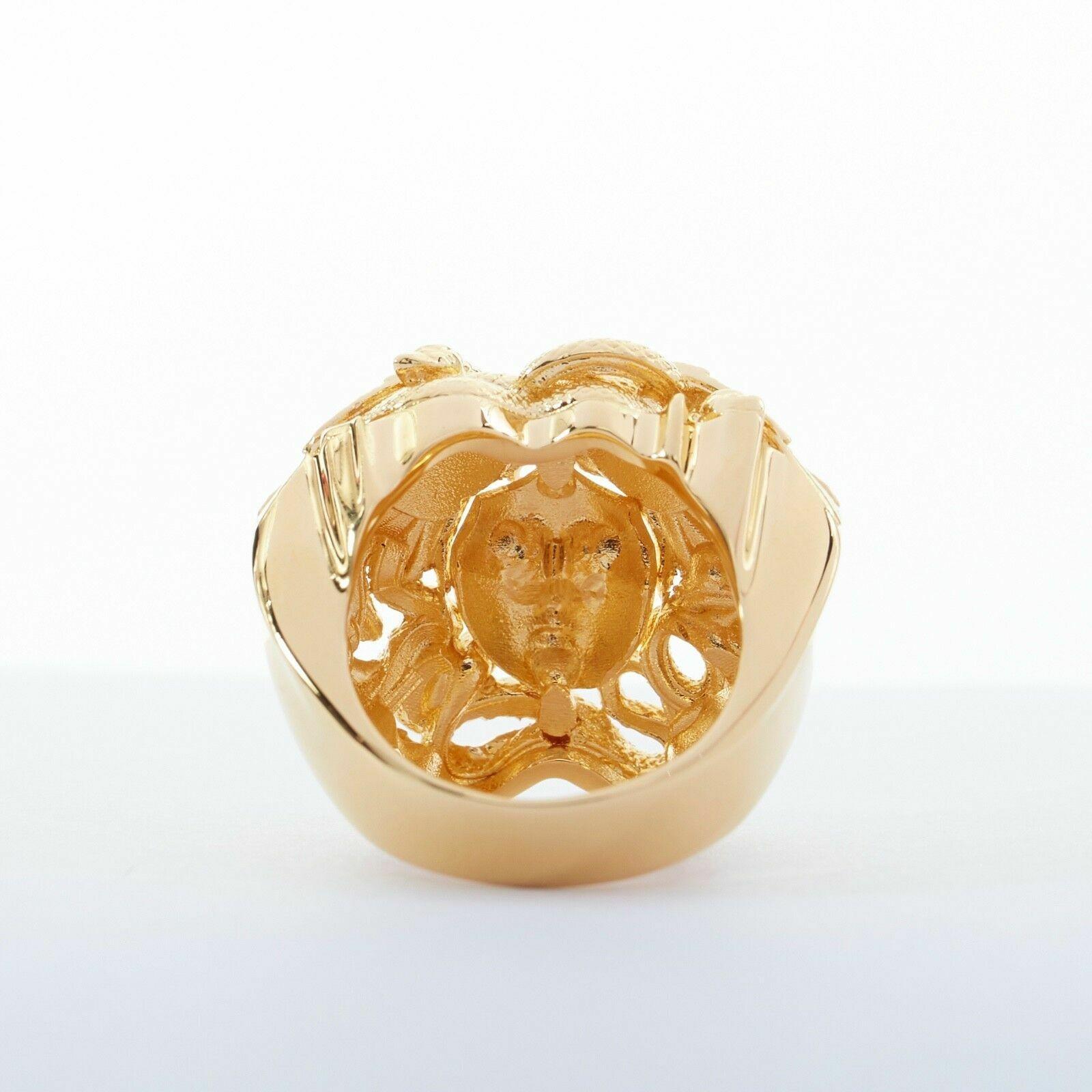 versace medusa head ring