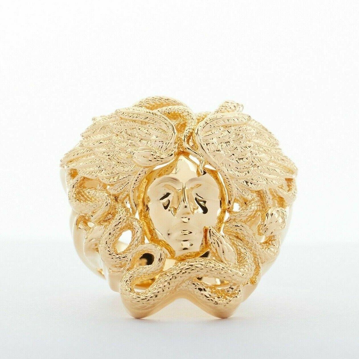 versace snake ring