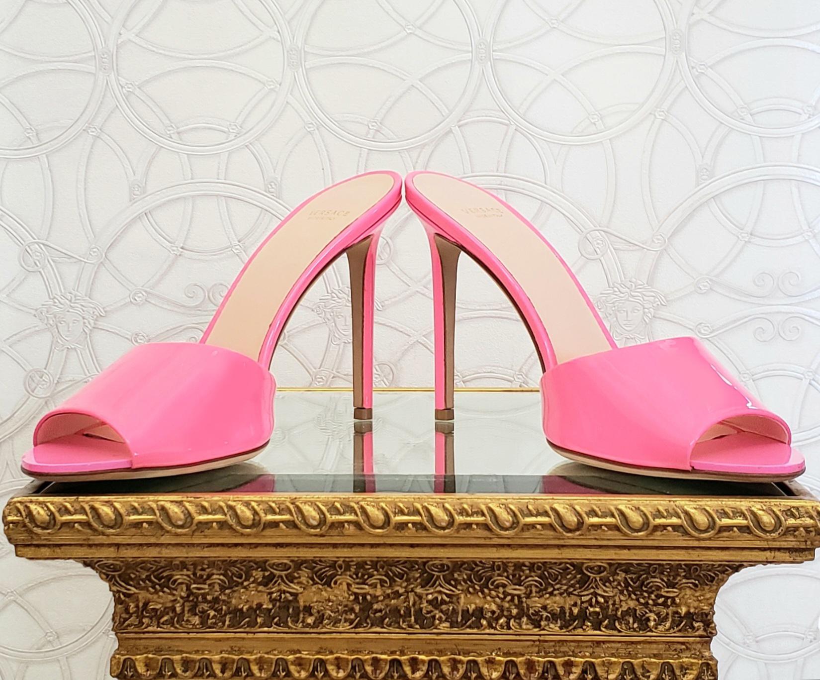 versace pink heels
