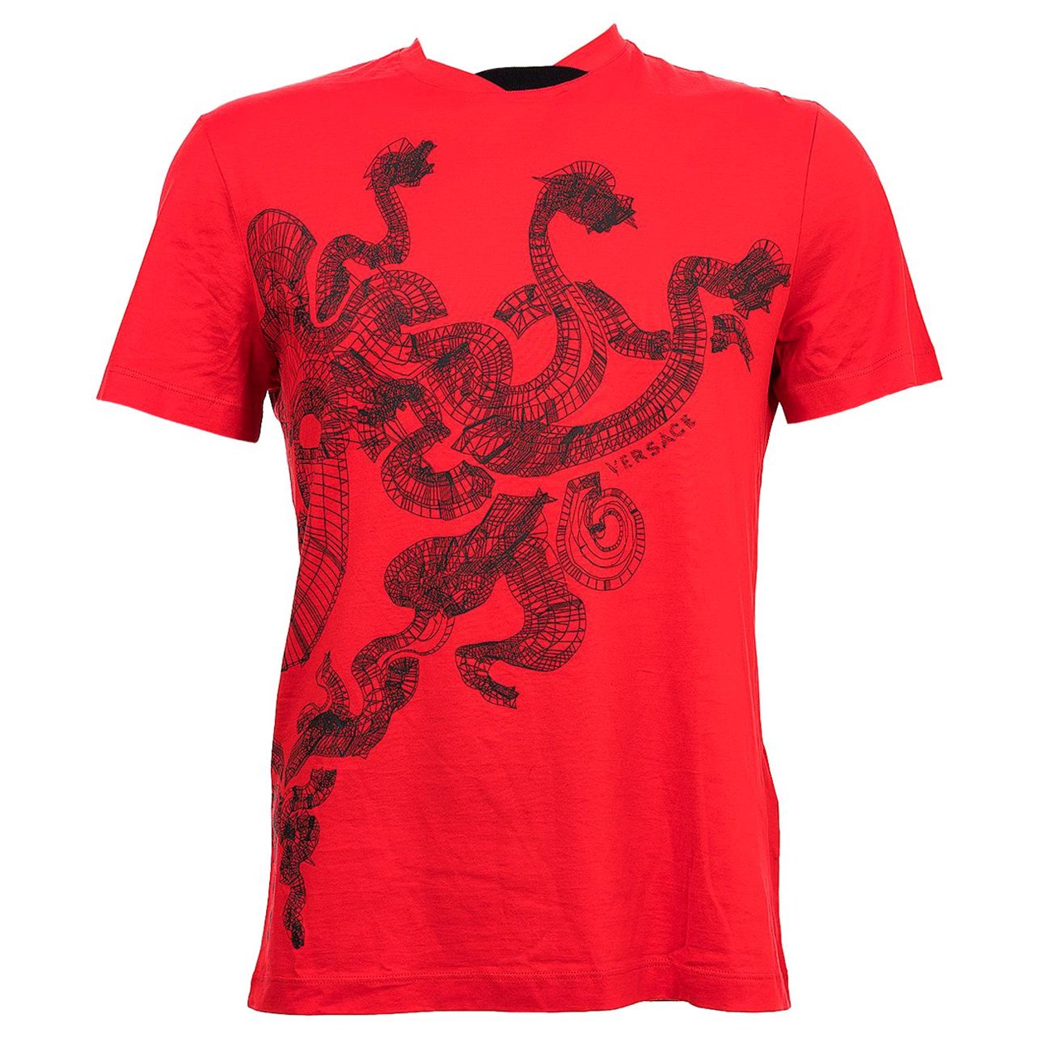 New VERSACE Red T-Shirt with Three-Headed Dragon for Men at 1stDibs | new  versace shirts, versace dragon shirt, versace red top
