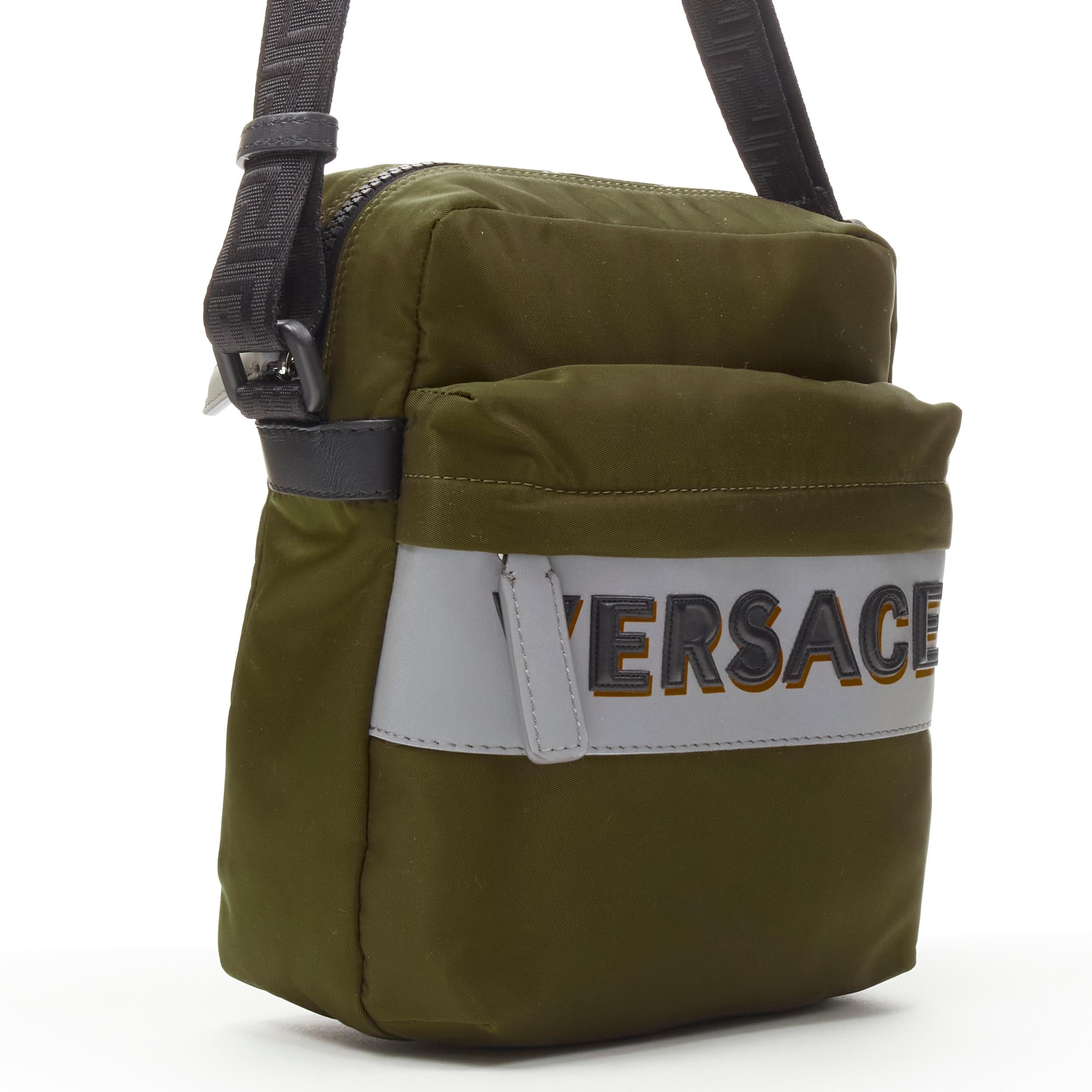 versace nylon crossbody bag