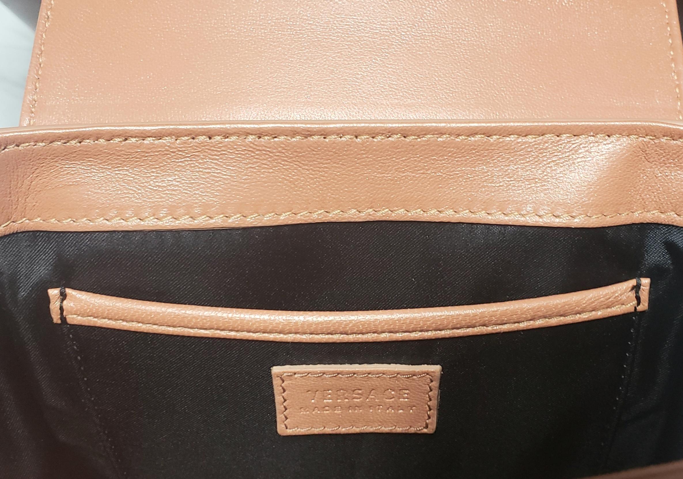 rose gold leather handbag