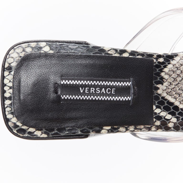 90s vintage logo mid heel sandals Clearance