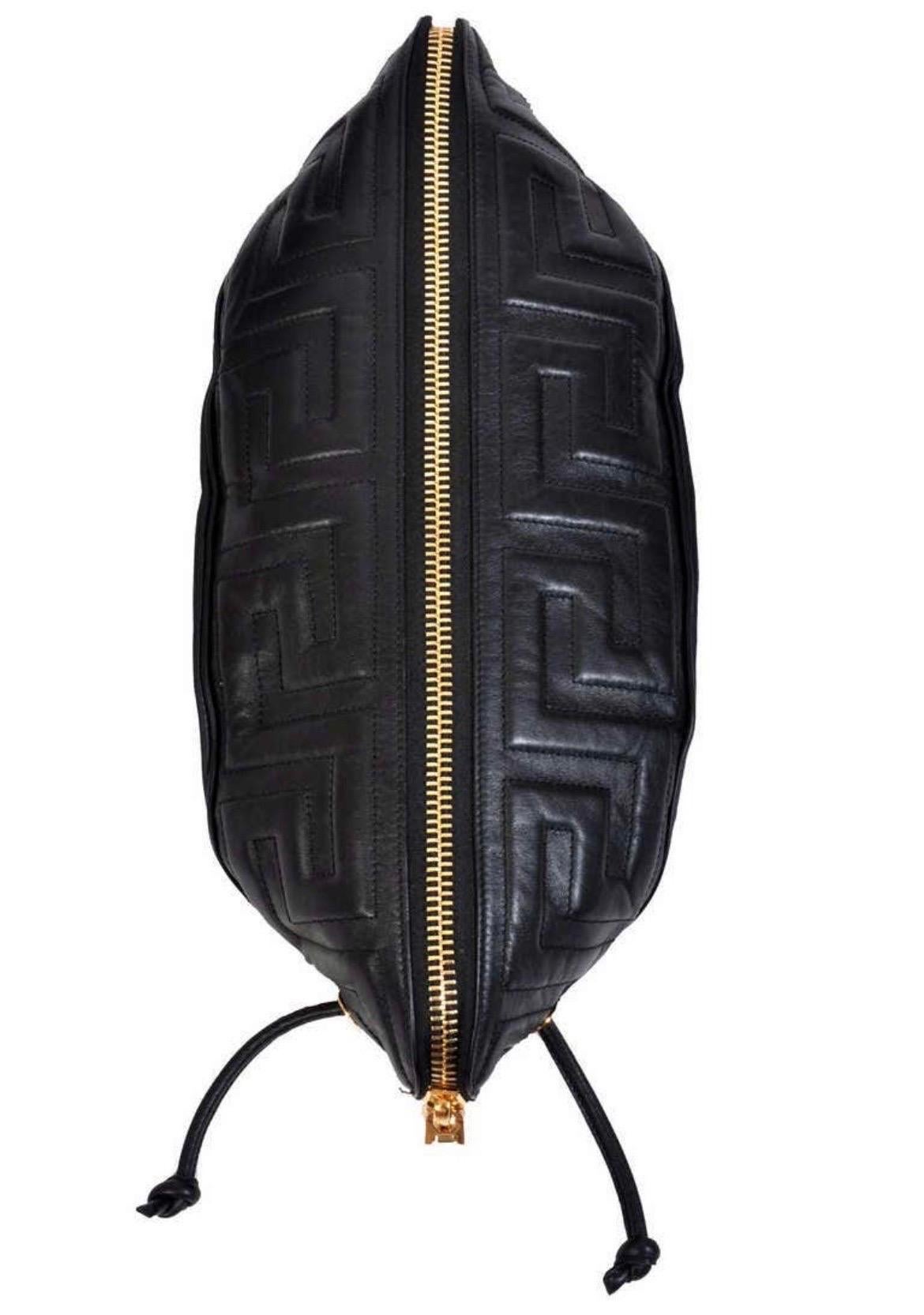 New Versace Runway Men's Foldable Travel Handbag For Sale 1