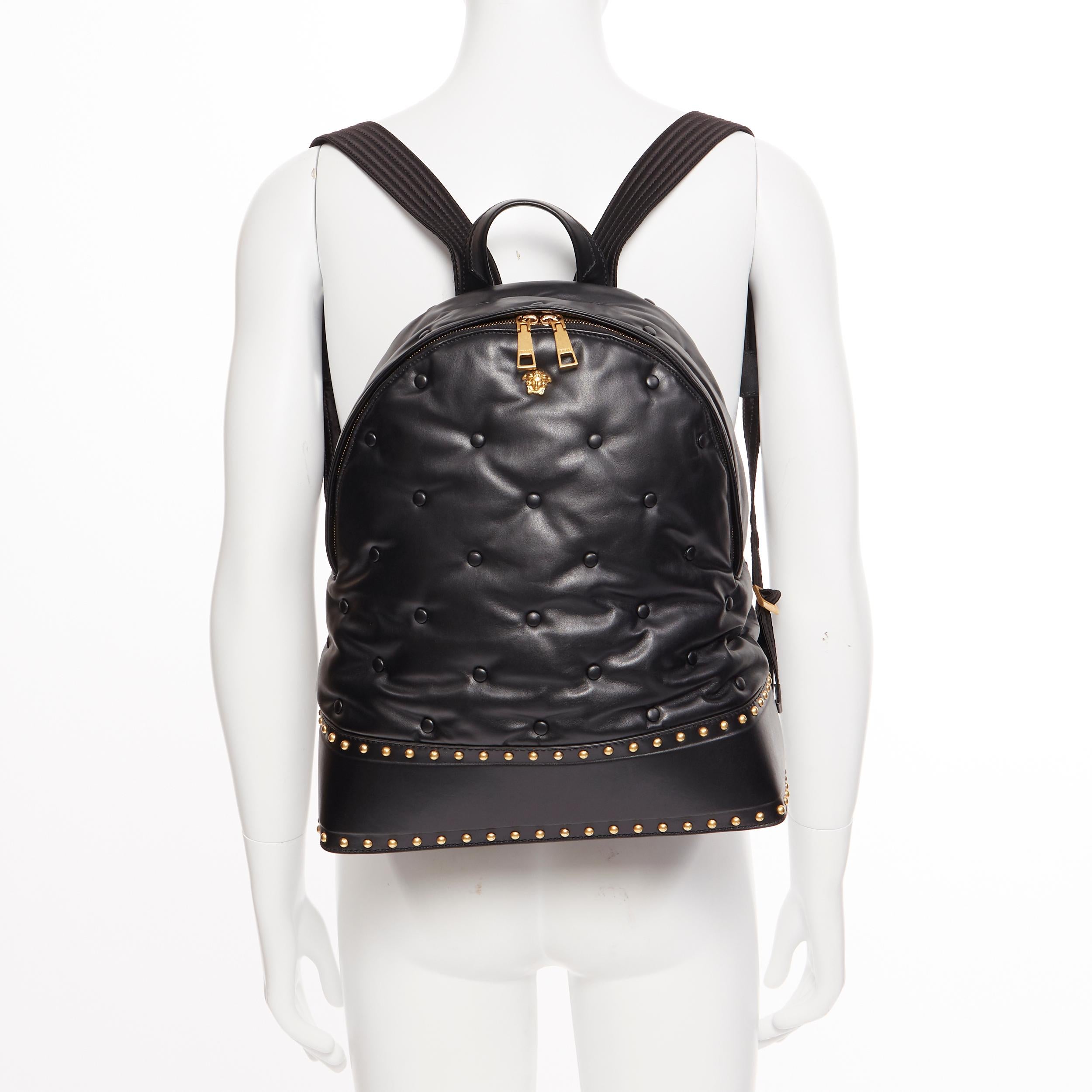 versace studded backpack