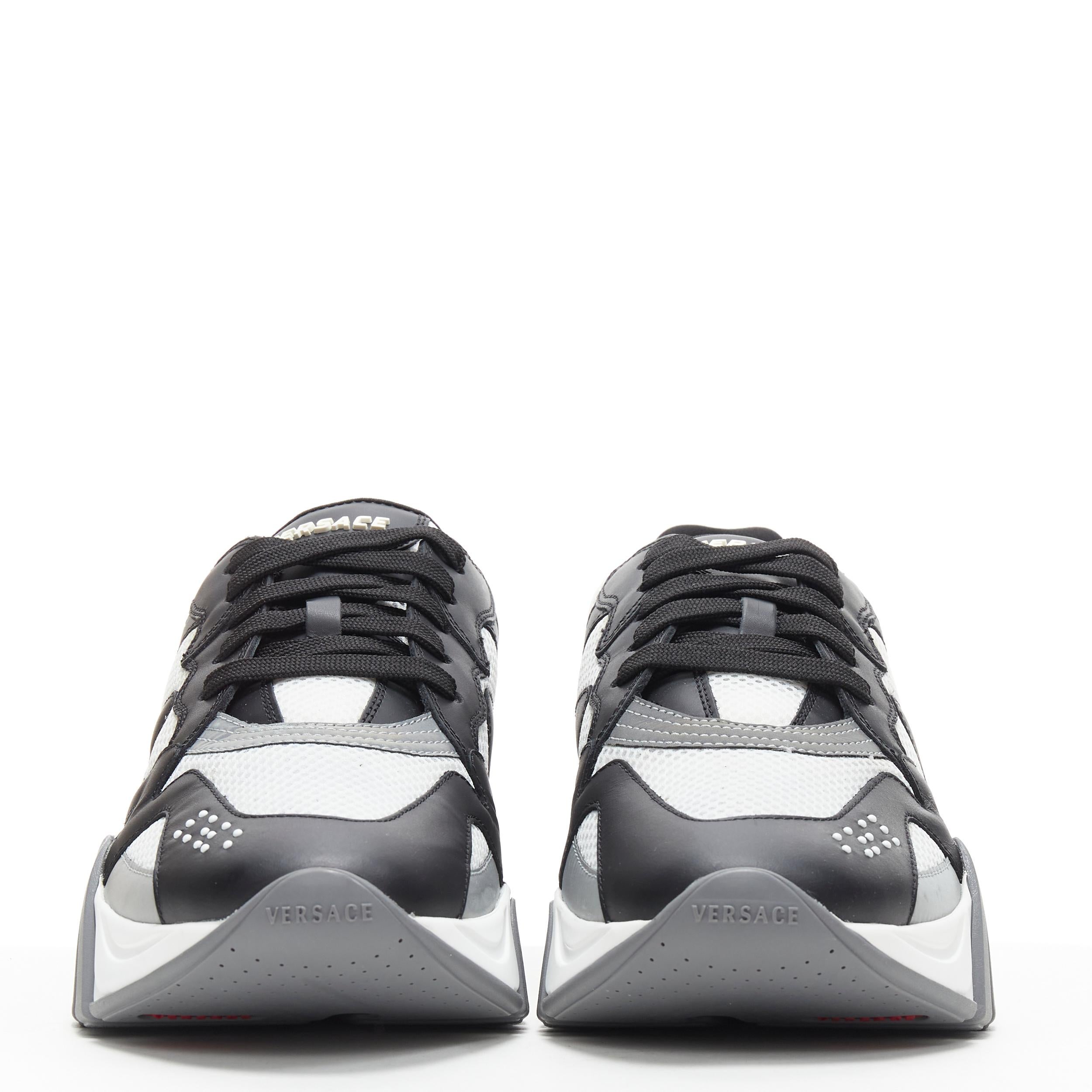grey versace shoes