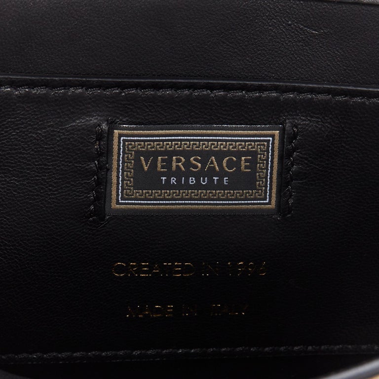 new VERSACE SS18 Diana Icon metallic gold calf leather Medusa mini ...