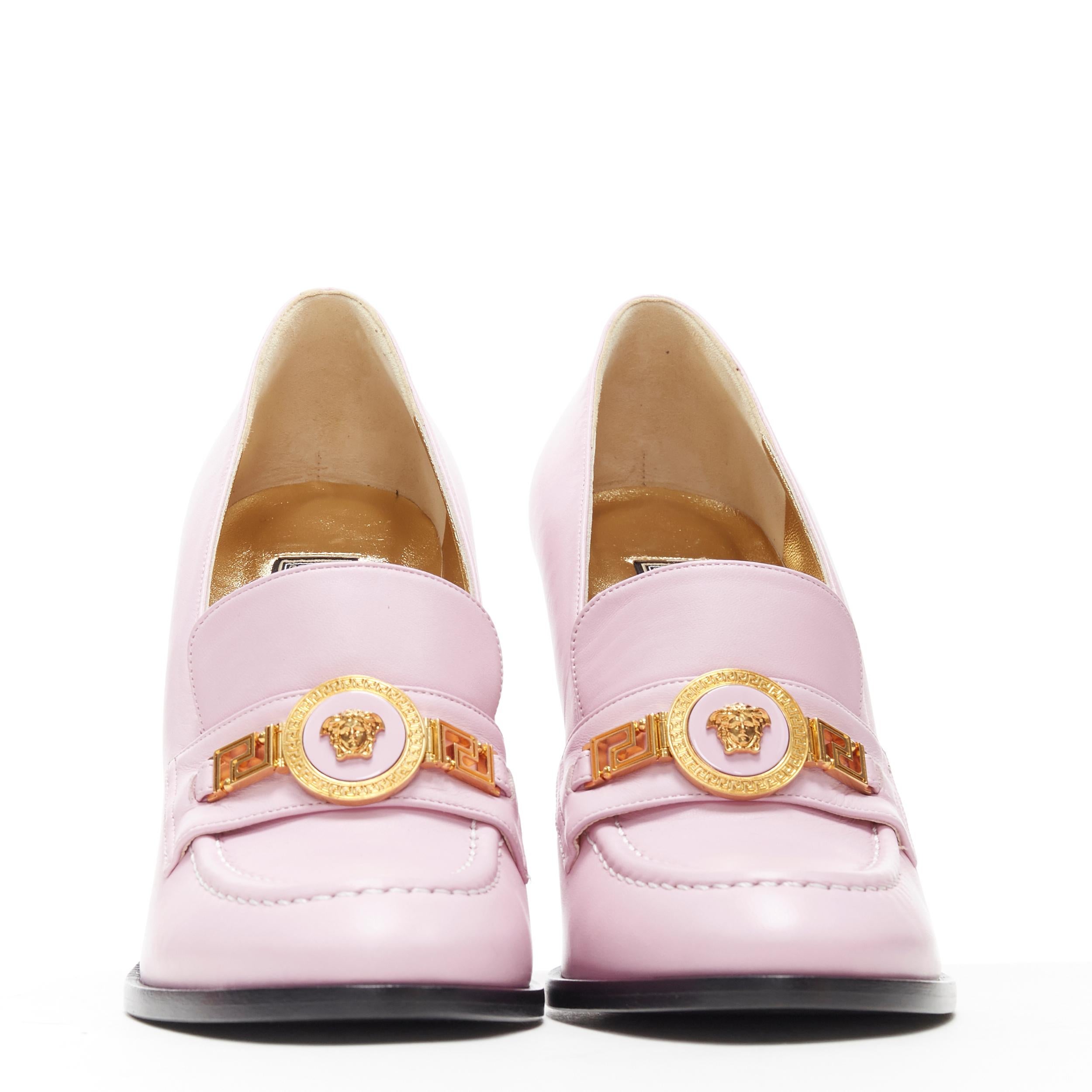 versace loafer heels