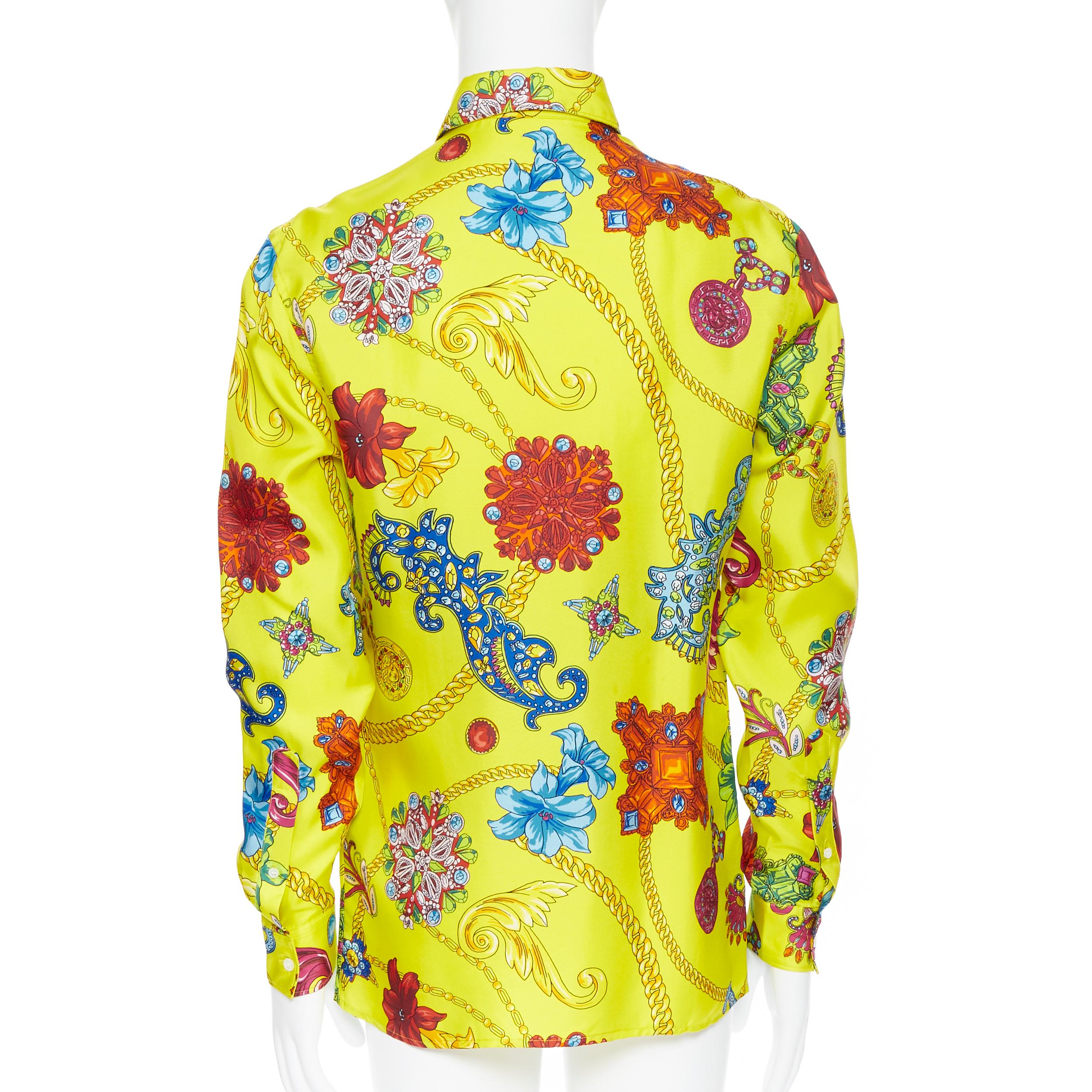 versace yellow shirt