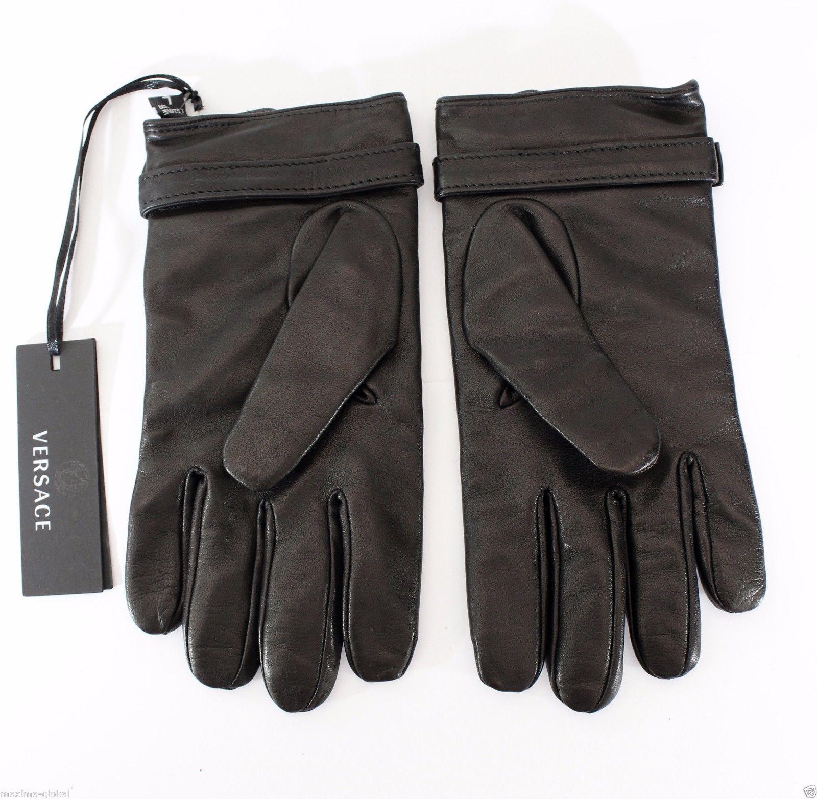 versace mens gloves