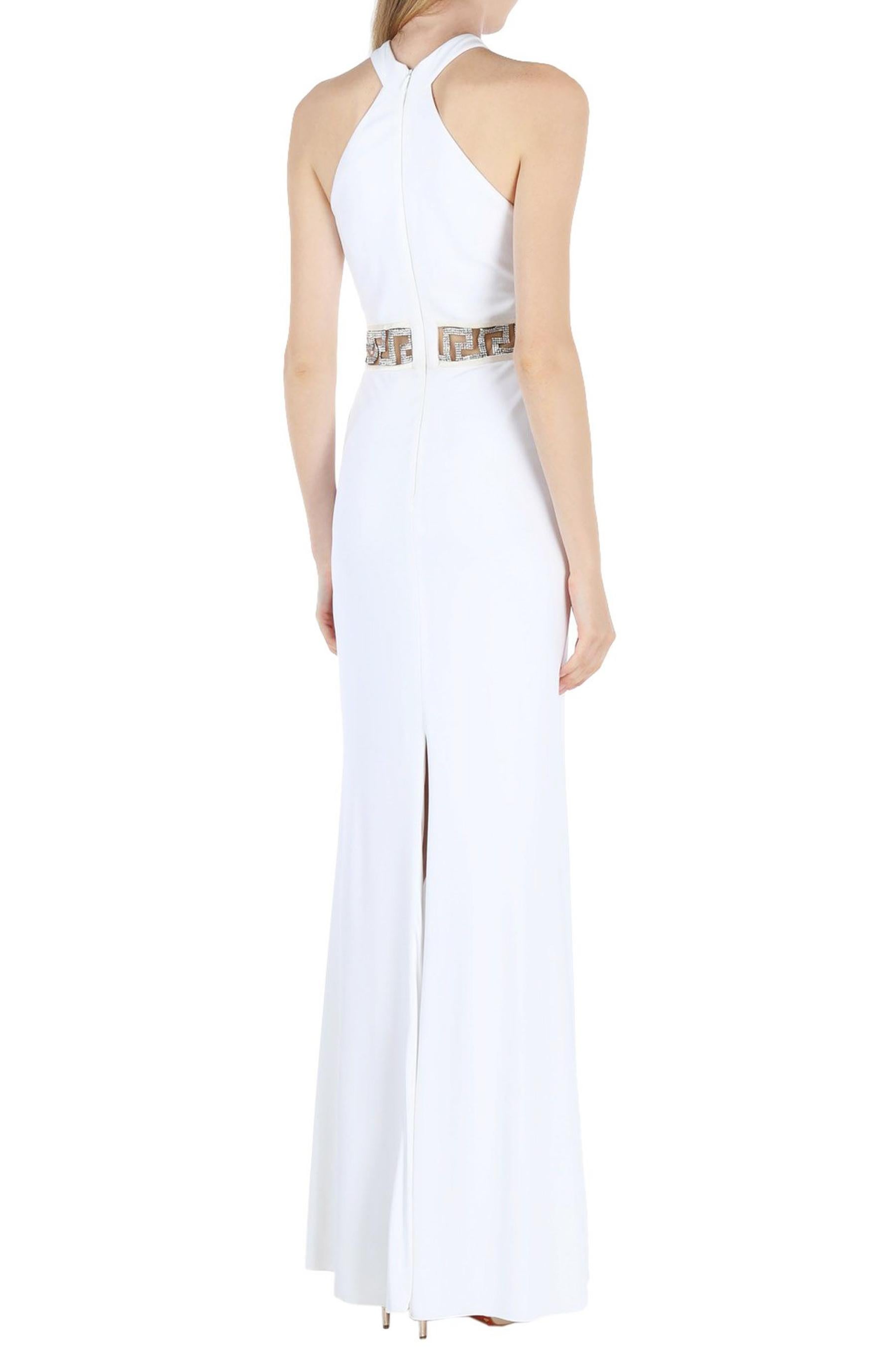 white greek dress
