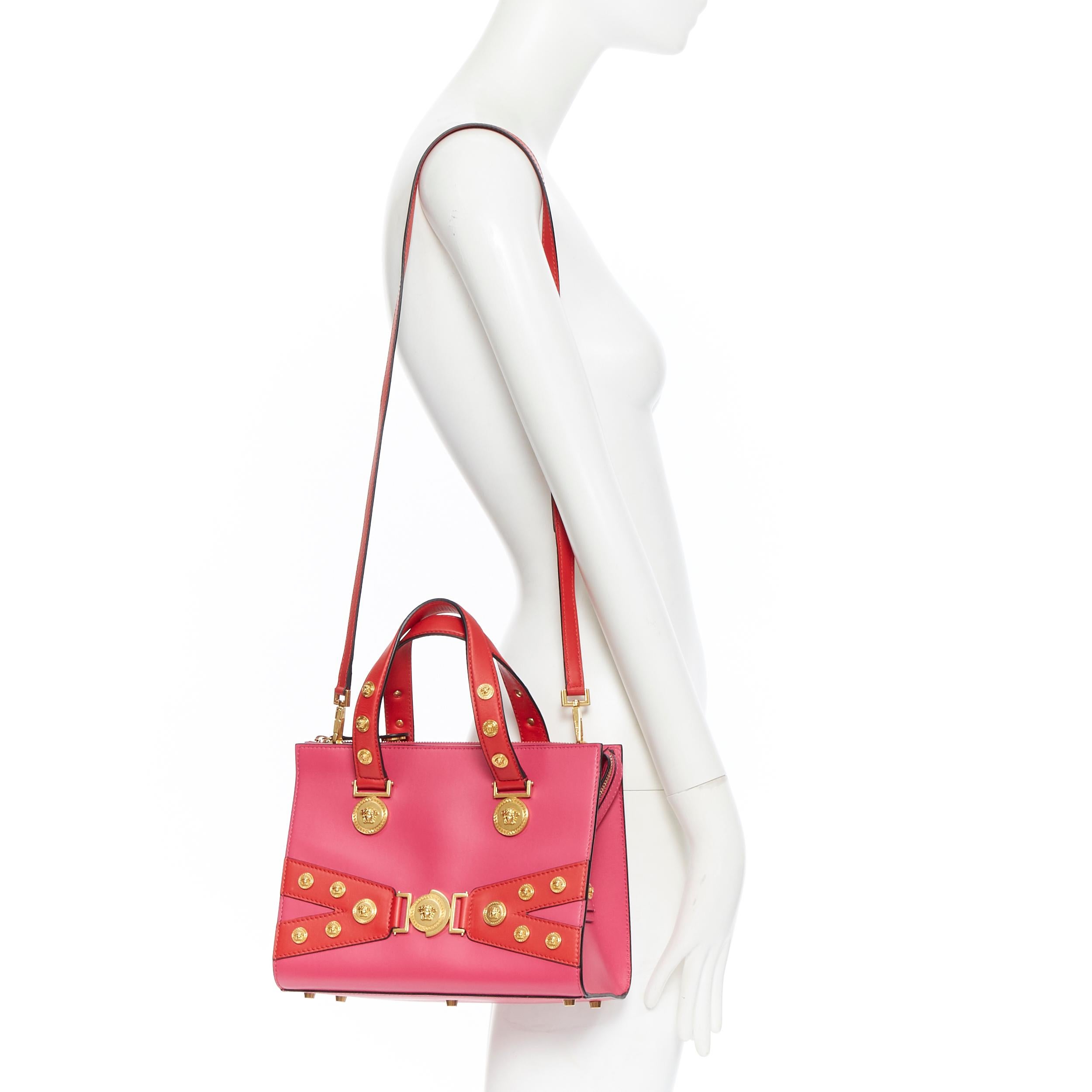 versace red tote bag