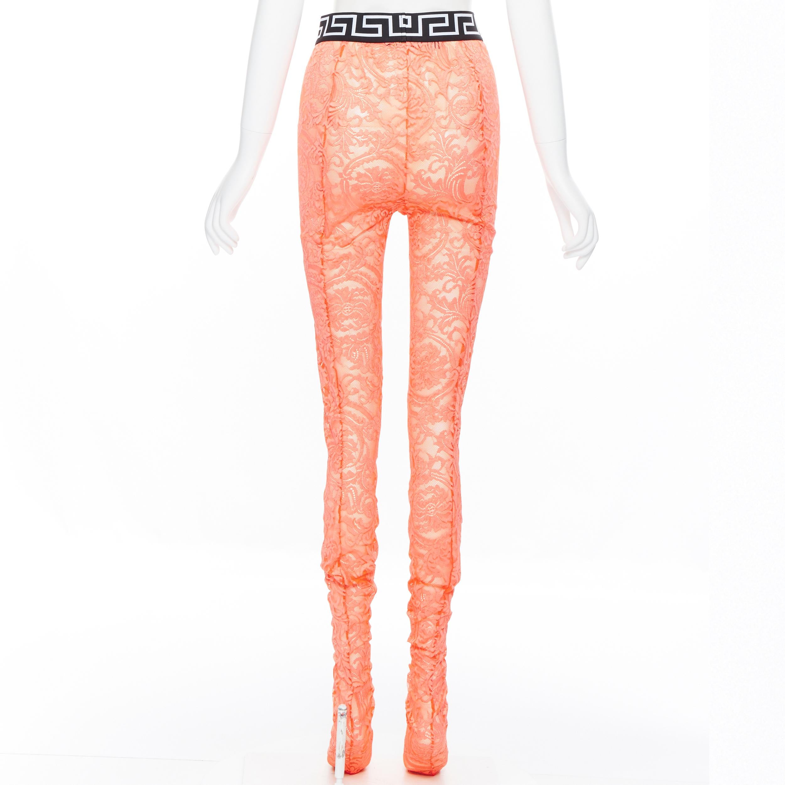versace lace tights