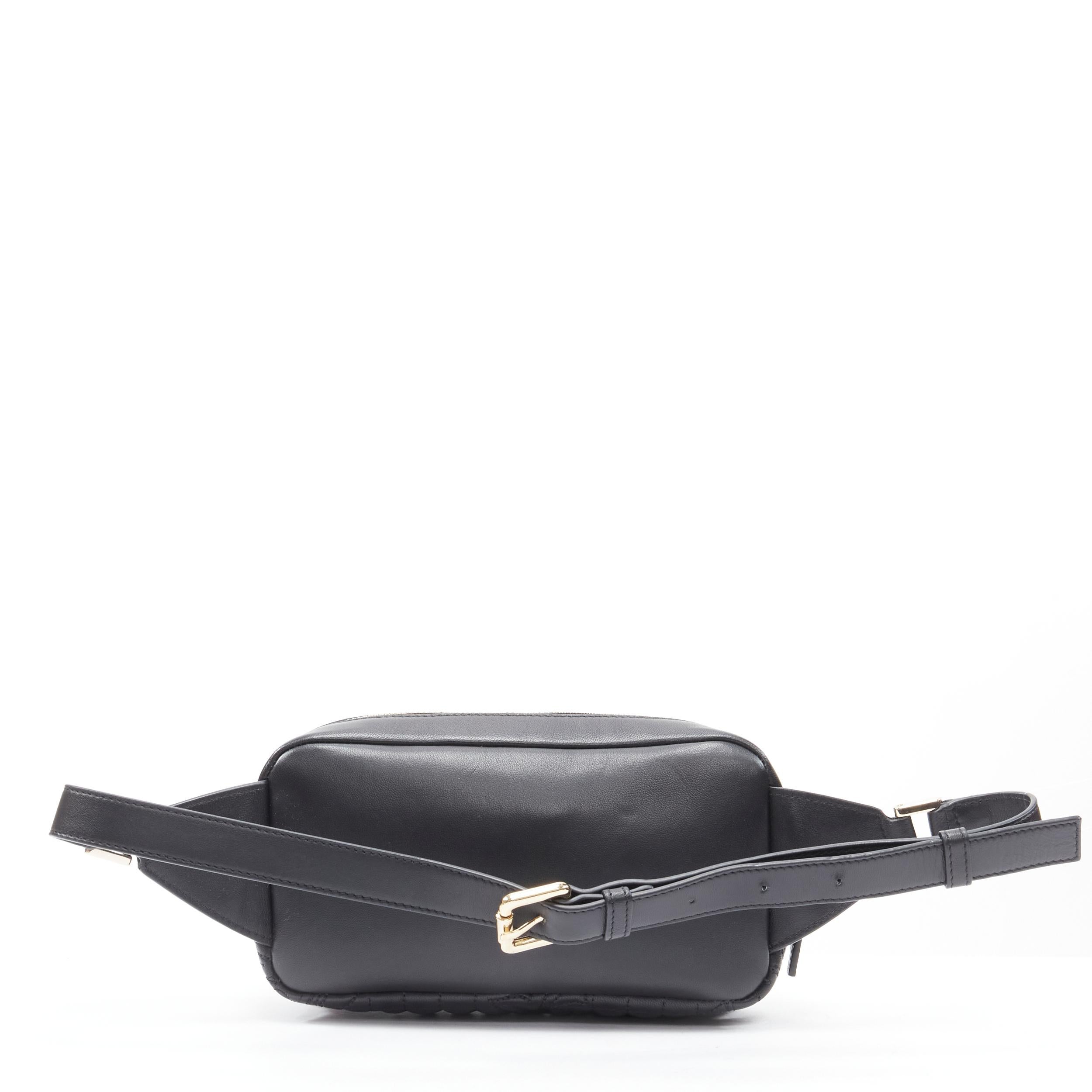 versace quilted belt bag