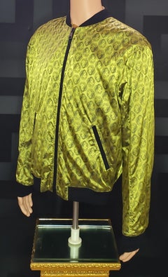 NEW VERSACE VERSUS GREEN LION BOMBER JACKET Sz 48 - 38 (M)