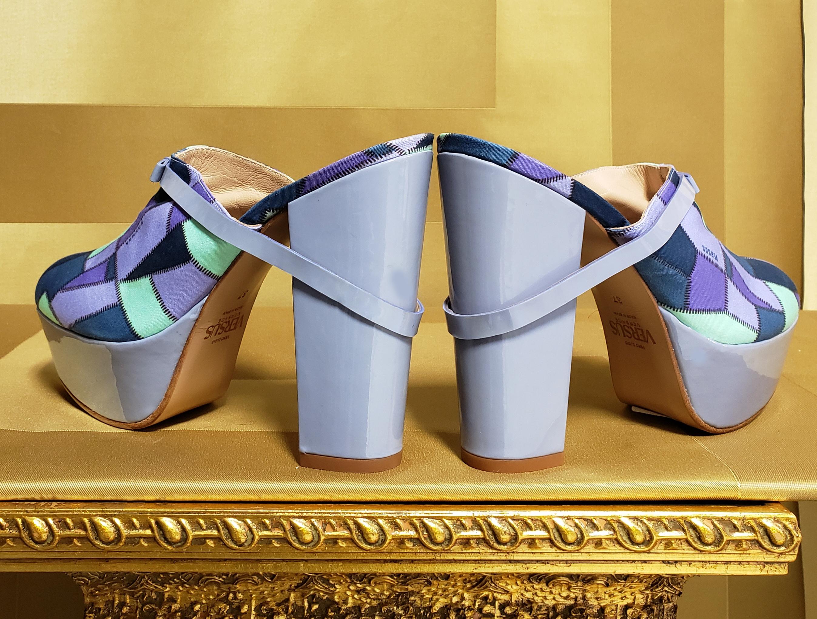 versace lilac shoes