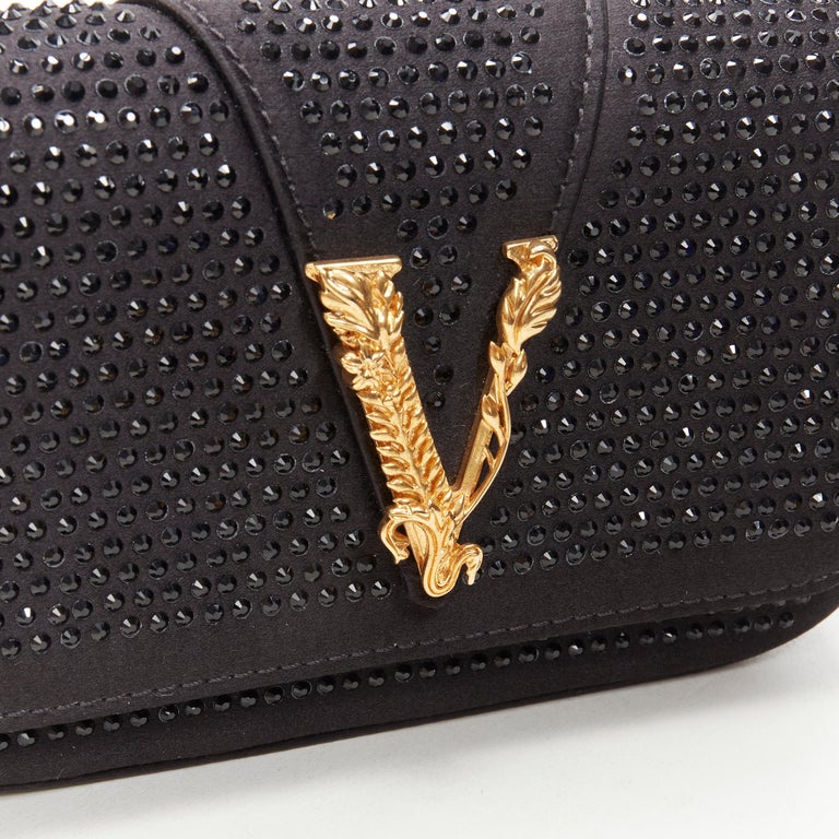 Sold at Auction: Versace Red Leather Virtus Tote/Shoulder Bag