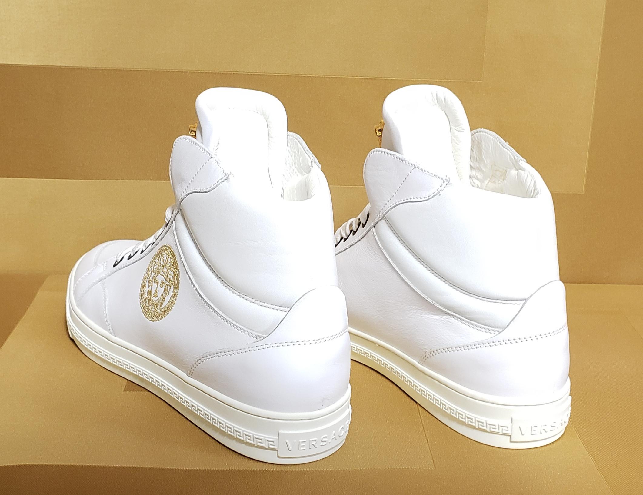 versace white sneakers