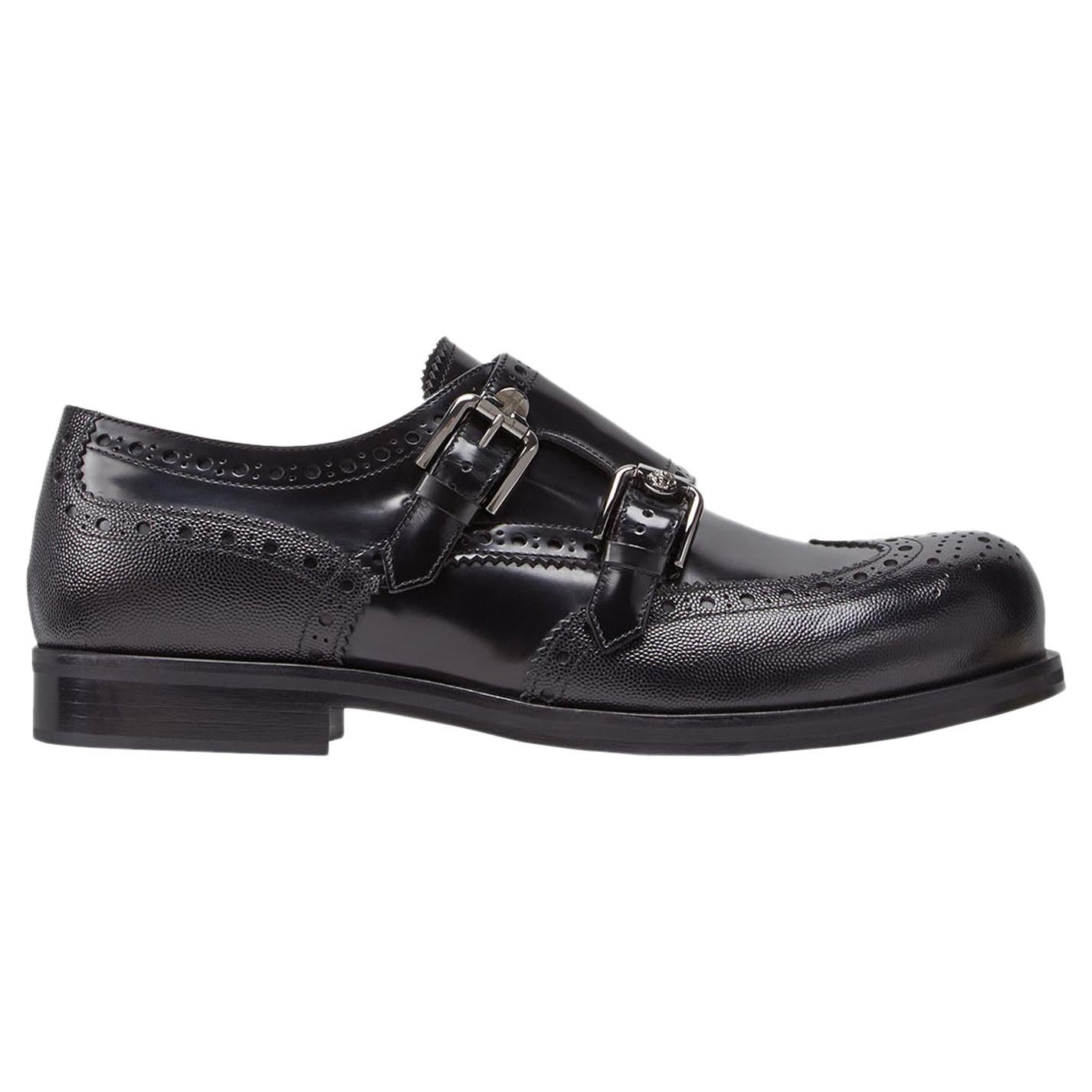 versace monk strap shoes