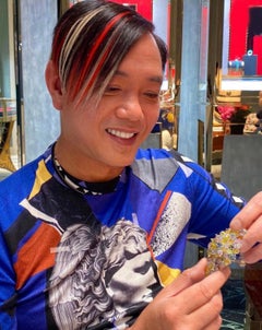 NEW VERSACE WOOL SWEATER with ANTIQUE PRINT size 50 - L as seen on Stephen