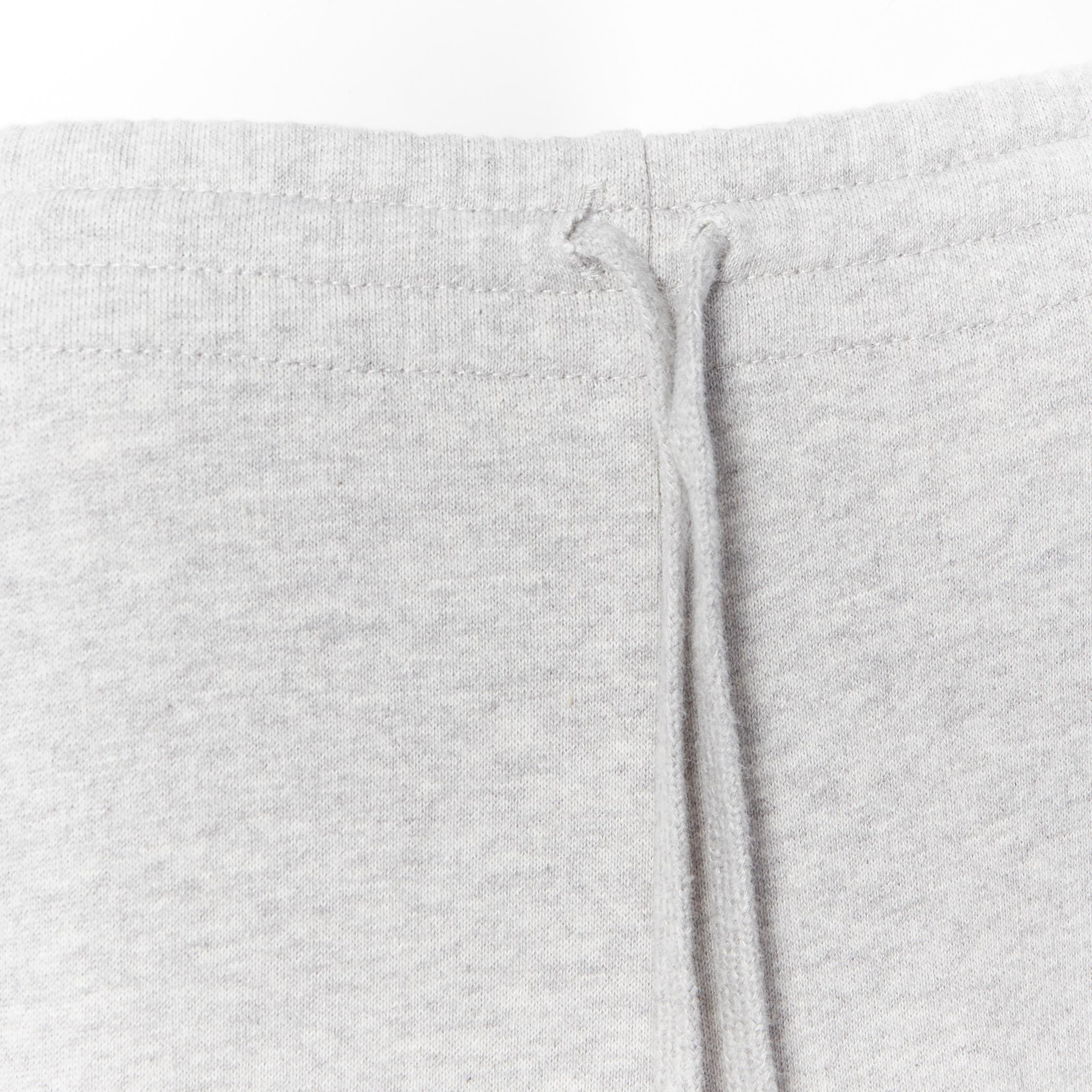 new VETEMENTS AW18 grey cotton oversized extreme wide leg sweatpants jumpsuit XS 1