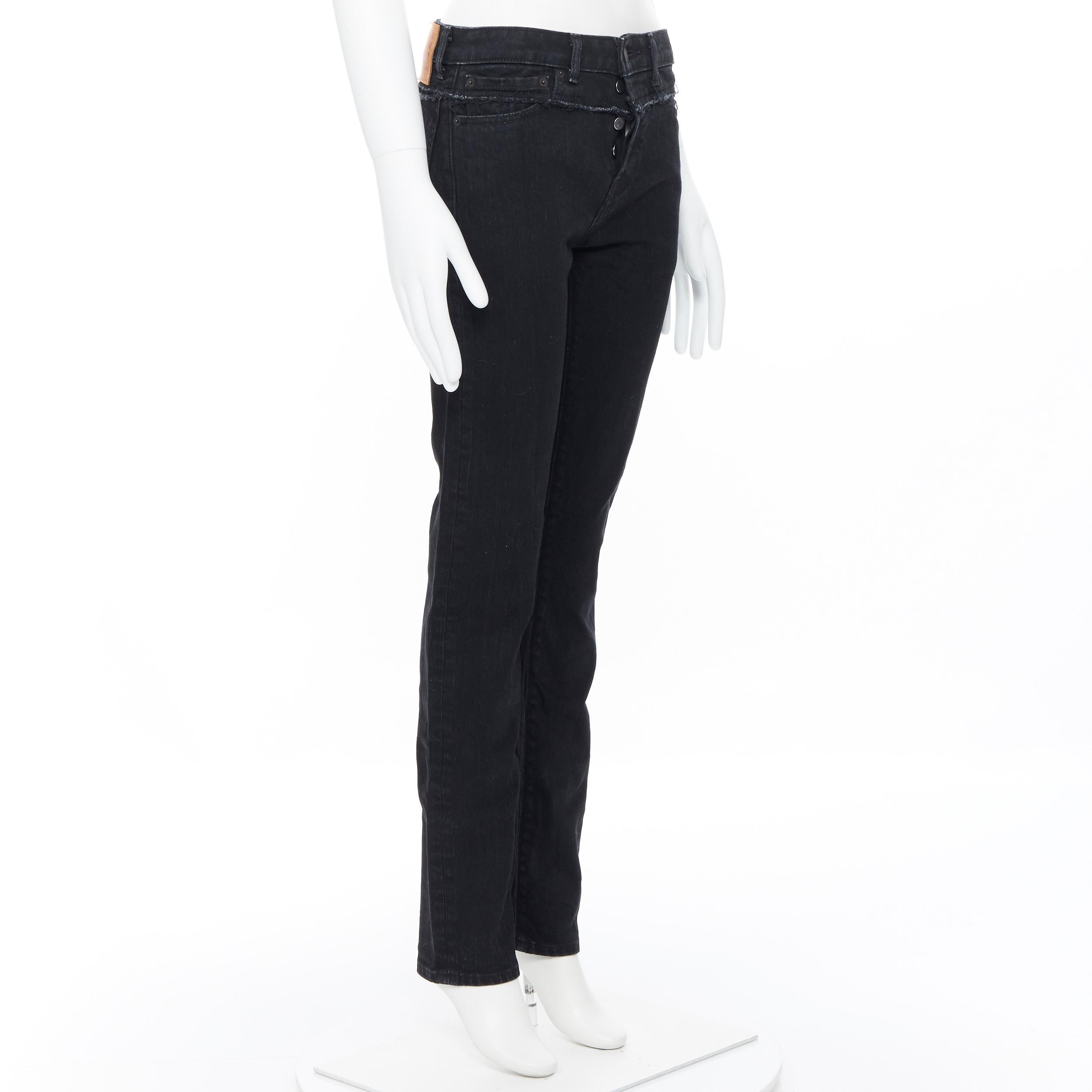 vetements black jeans