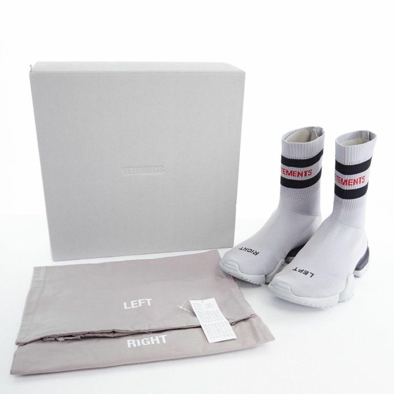 Exchange Thorny bearing new VETEMENTS REEBOK Sock Runner grey sock knit speed trainer sneakers EU38.5 For Sale at 1stDibs | vetements speed trainer Exchange Thorny bearing new VETEMENTS REEBOK Sock Runner grey sock knit speed trainer sneakers EU38.5 For Sale at 1stDibs | vetements speed trainer