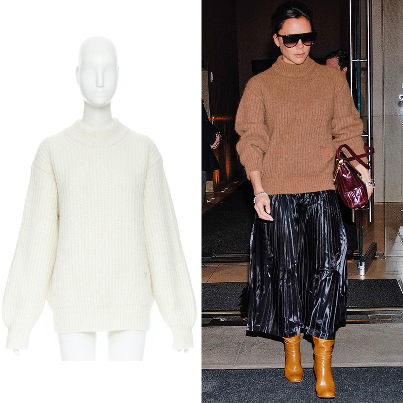 new VICTORIA BECKHAM alpaca wool knit 