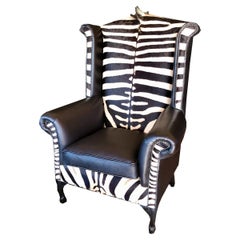 Wood Wingback Chairs