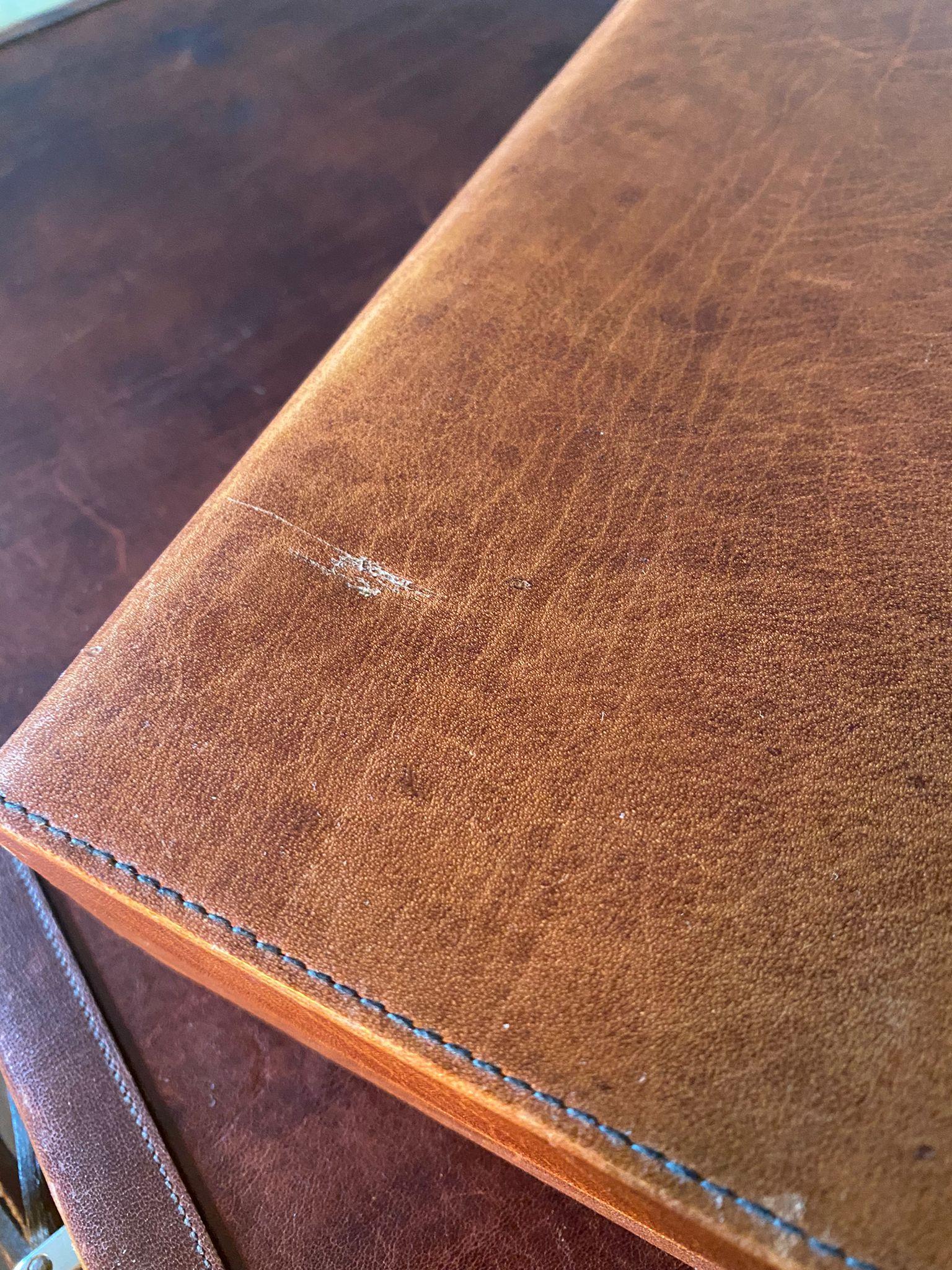 New Vintage 1970 Backgammon Rare Etienne Aigner Handmade Soft Leather Set For Sale 5