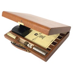 New Retro 1970 Backgammon Rare Etienne Aigner Handmade Soft Leather Set