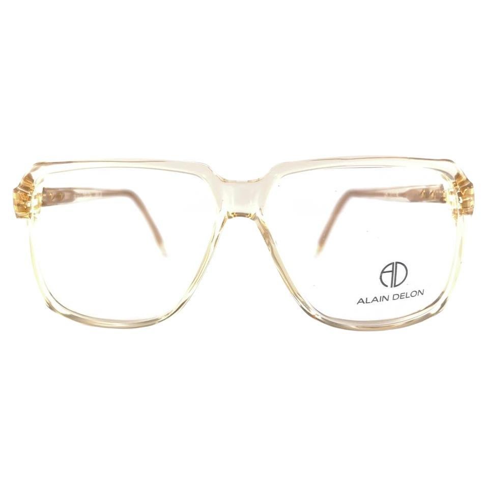 New Vintage Alain Delon I Care 108 Rx Translucent  Italy Sunglasses For Sale