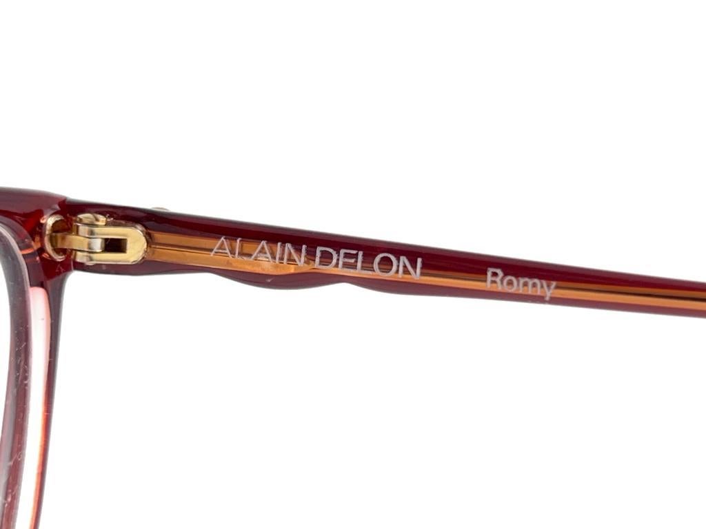 New Vintage Alain Delon Romy 606 Rx Translucent  Italy Sunglasses For Sale 1