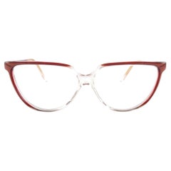 New Vintage Alain Delon Romy 606 Rx Translucent  Italy Sunglasses
