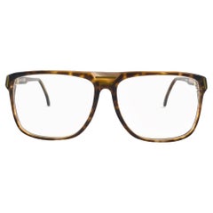 Neu Vintage Alain Delon Thesee 121 RX Schildkröte  1990 Italienische Sonnenbrille