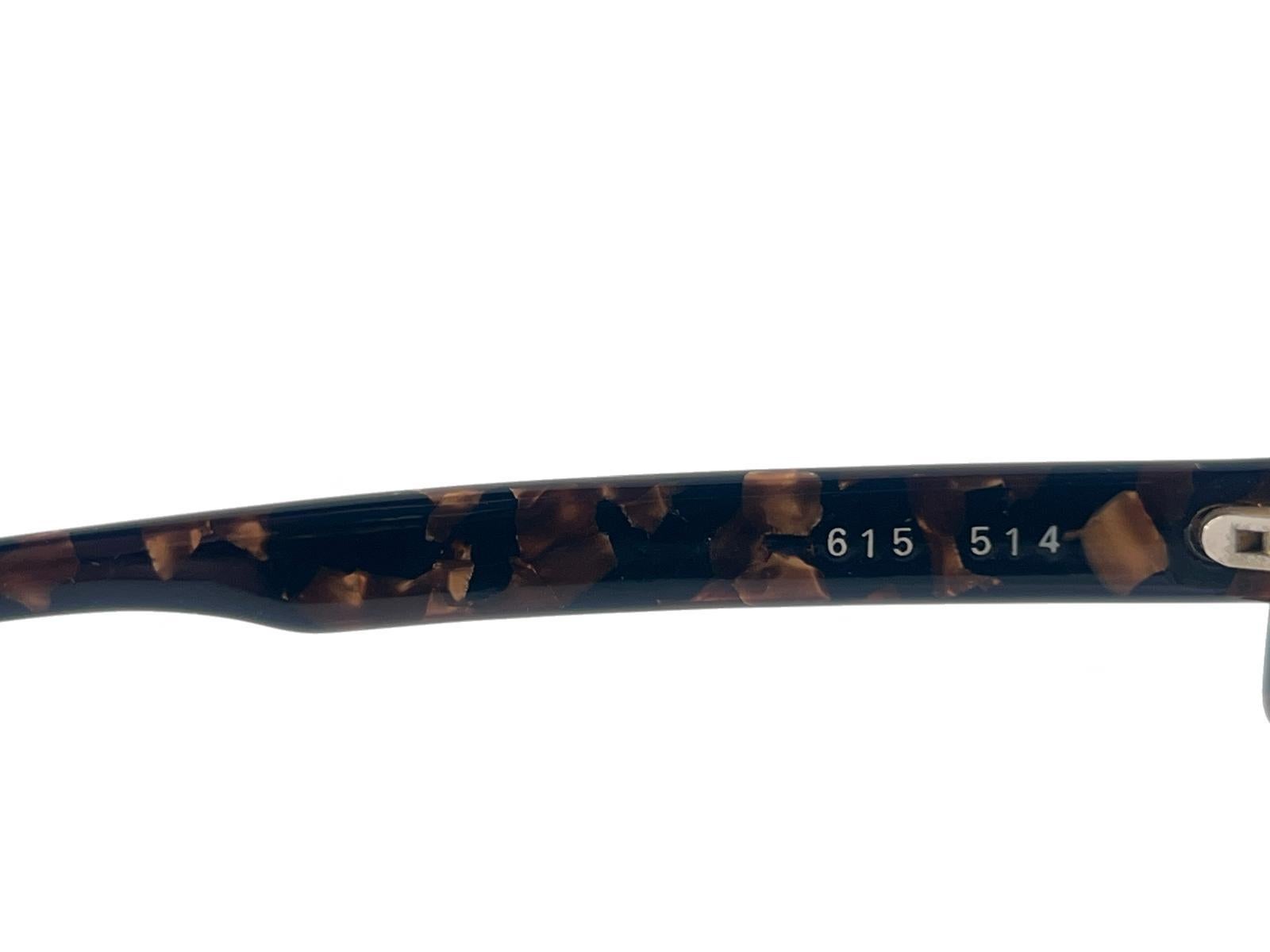 New Vintage Alain Mikli 615 Marbled Tortoise  Handmade Sunglasses 1990'S France For Sale 4