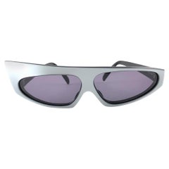New Vintage Alain Mikli AM 1984 Space Grey Made in France Sunglasses 1980's
