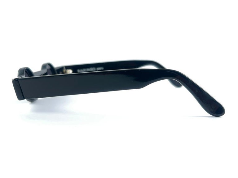 New Vintage Alain Mikli Am 89 0155 Black Ultra Rare 1988 Sunglasses ...