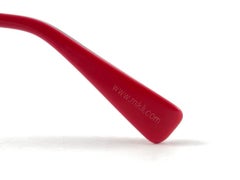 Nouveau Vintage Alain Mikli DELFINA DL0901 Red Arachne Lunettes de soleil 2009