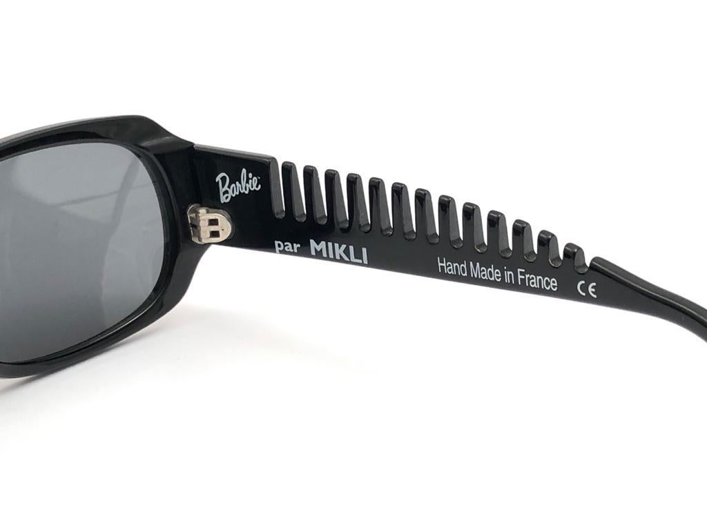 Neu Vintage Alain Mikli für Barbie Schwarz 405 Hergestellt in Frankreich Sonnenbrille 1980er 6