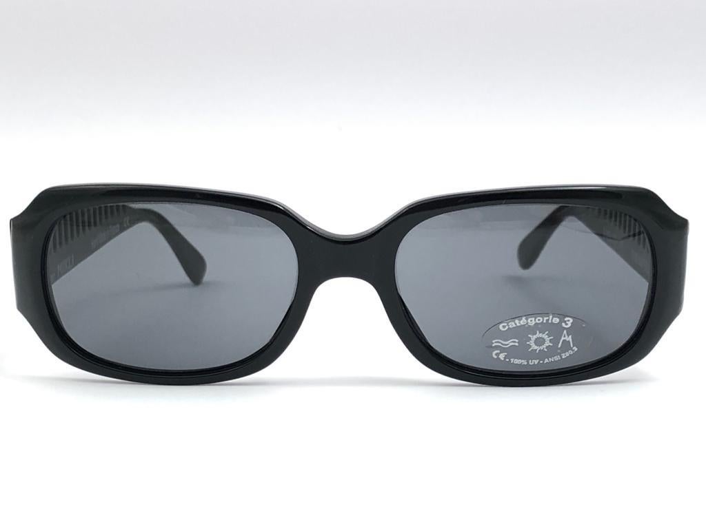 Neu Vintage Alain Mikli für Barbie Schwarz 405 Hergestellt in Frankreich Sonnenbrille 1980er für Damen oder Herren